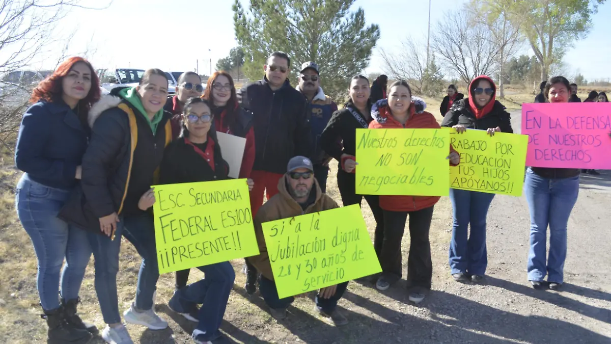 Docentes protesta ley ISSSTE